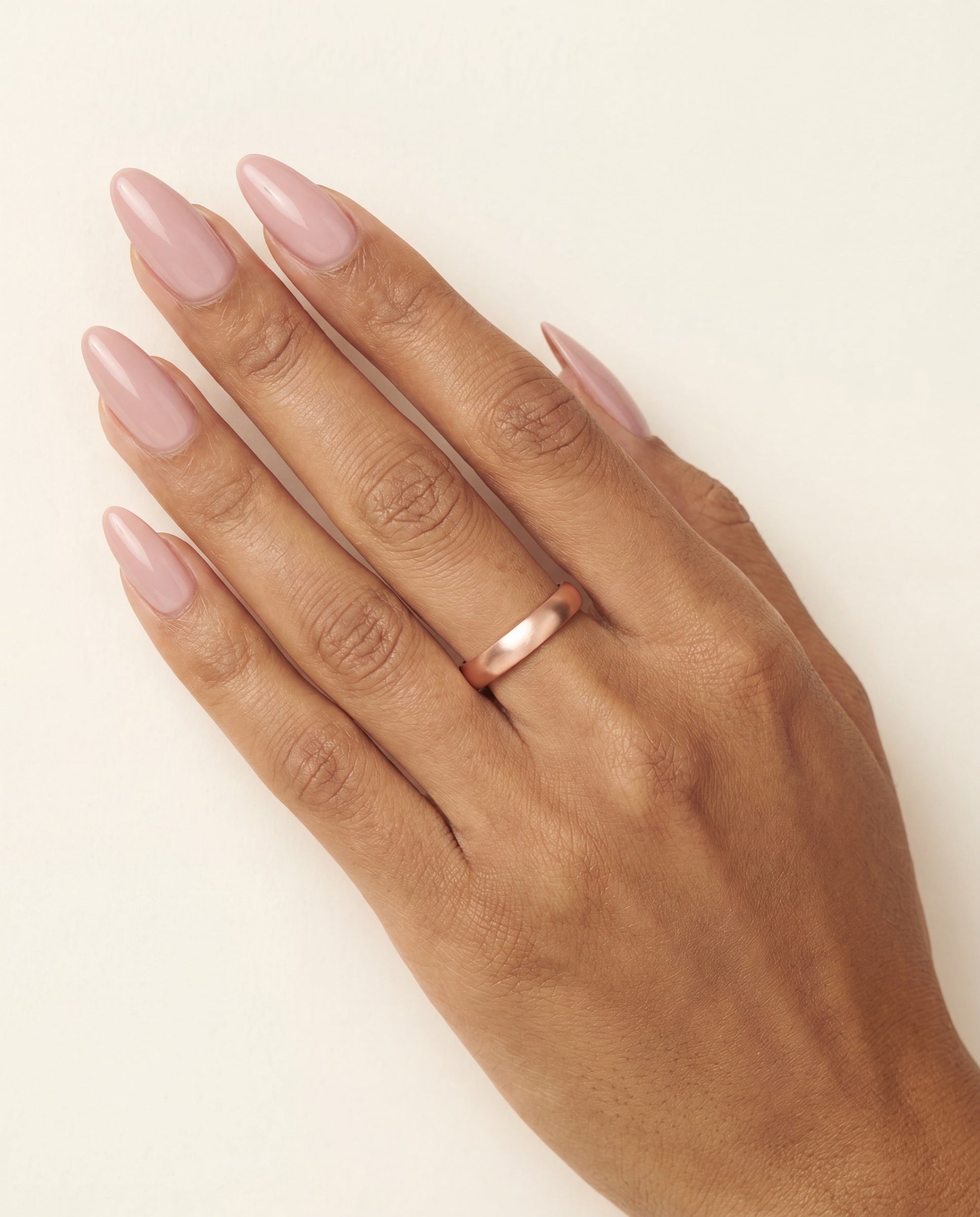 4mm Comfort Fit Wedding Band &mdash; Worn