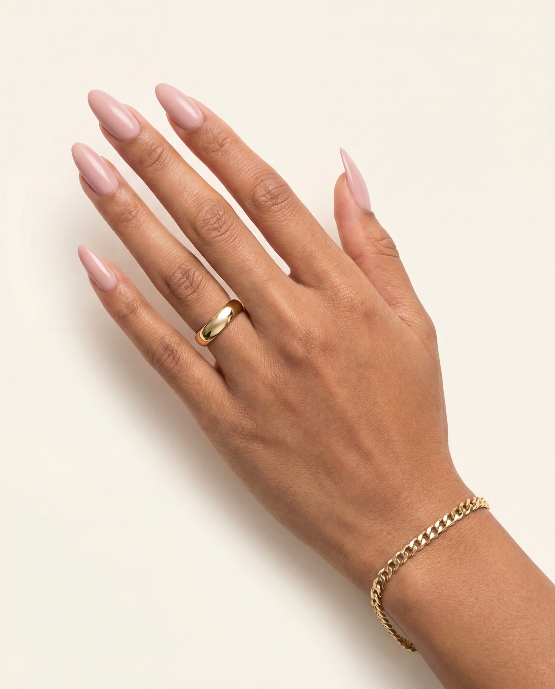 5mm Comfort Fit Wedding Band &mdash; Worn