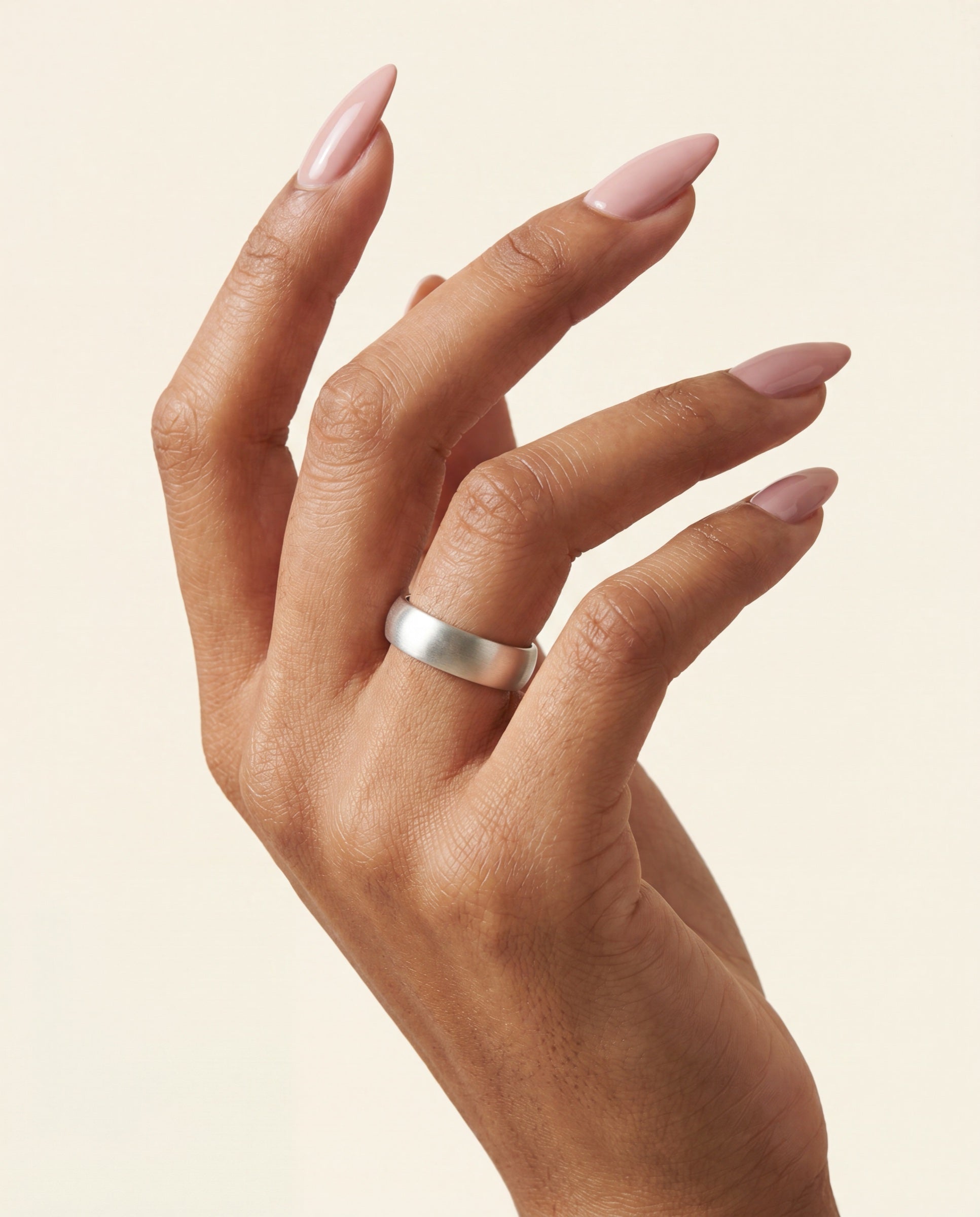 6mm Comfort Fit Wedding Band &mdash; Worn