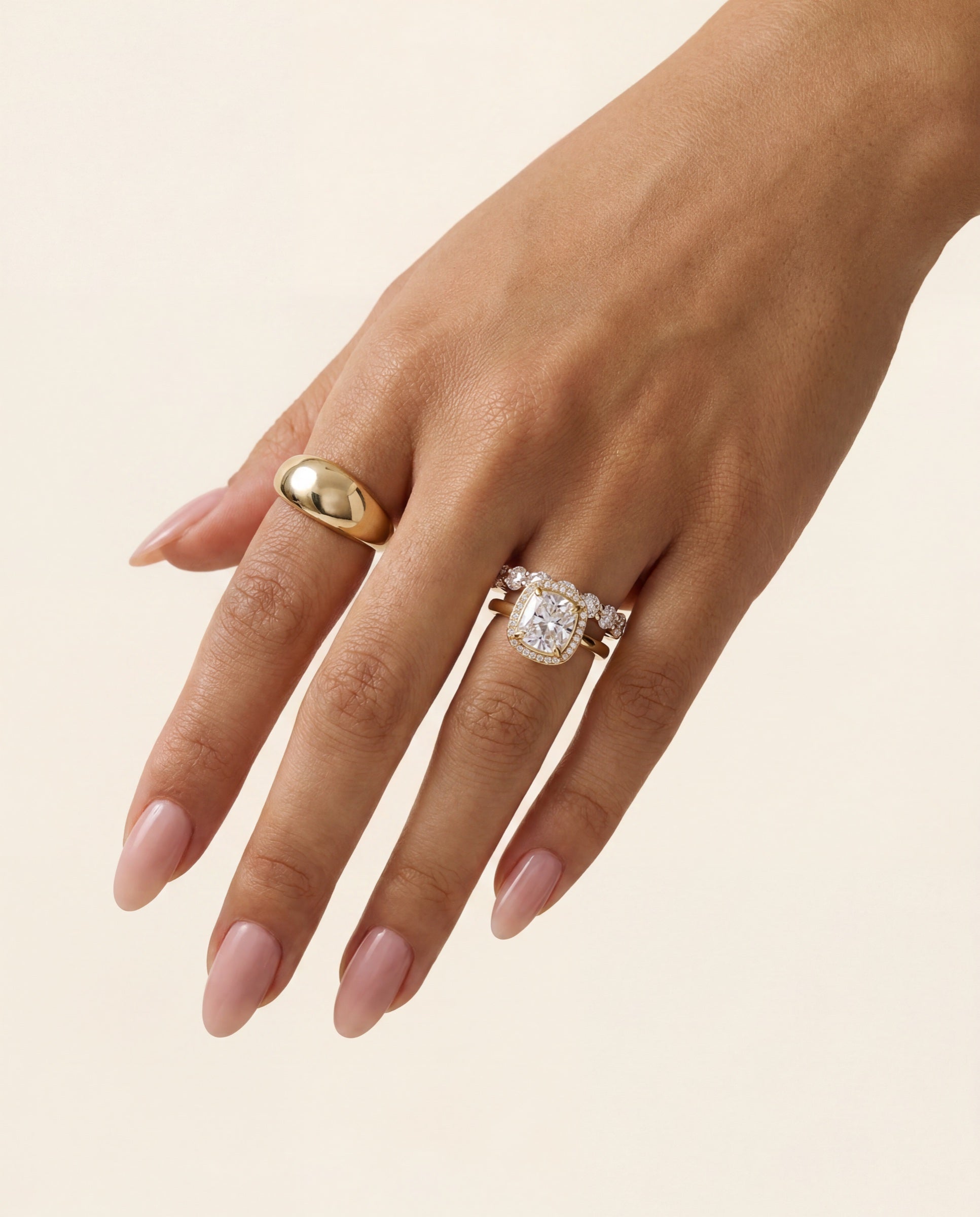 Prong Bezel Solitaire &mdash; Worn