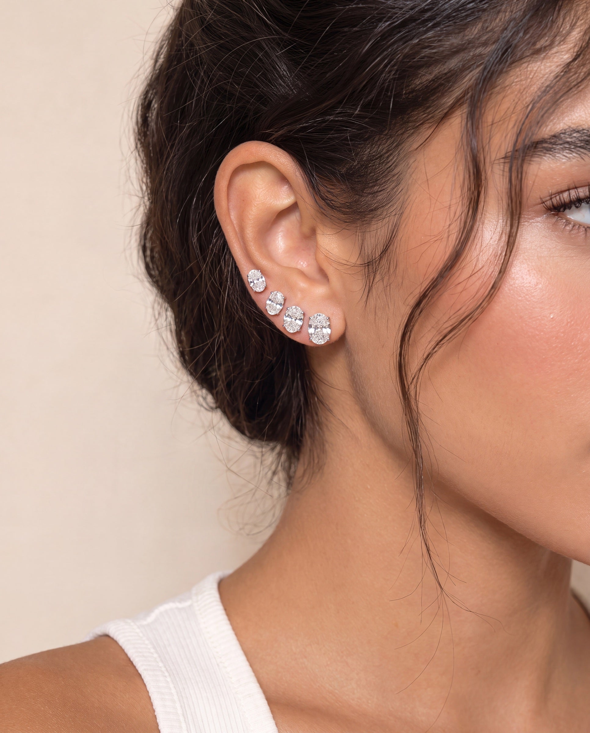 Diamond Studs [Earrings] &mdash; Worn