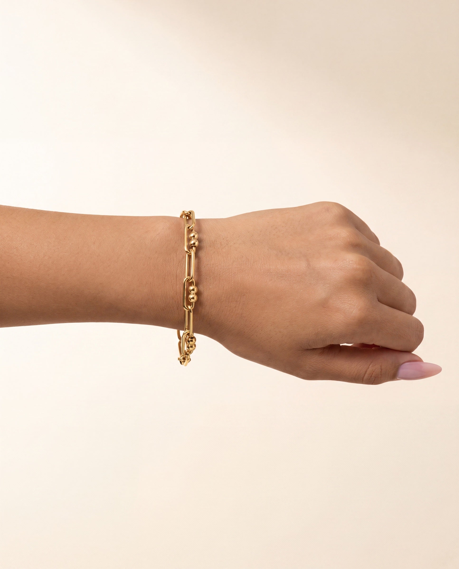 Link Chain Bracelet &mdash; Worn