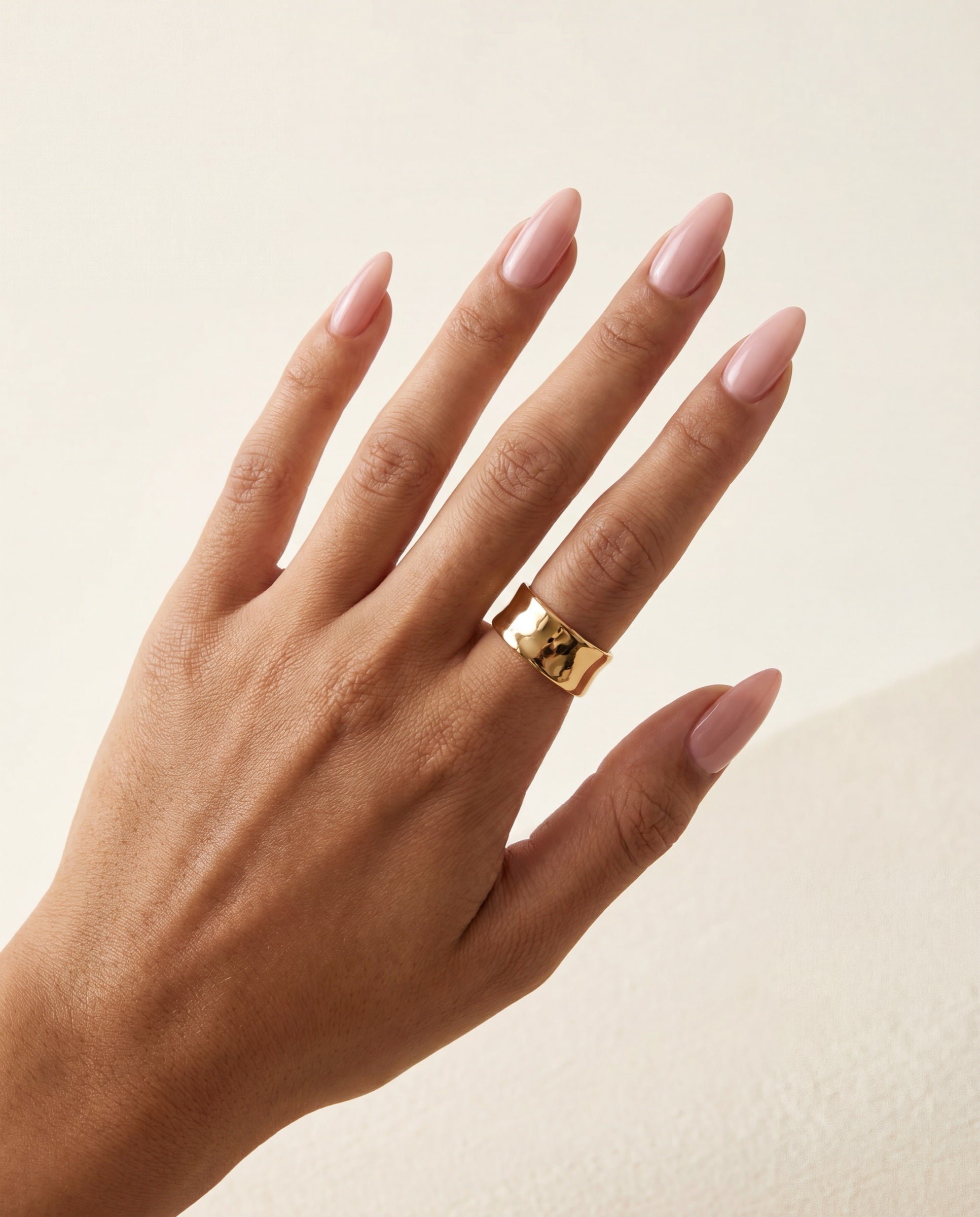 Liquid Gold Ring &mdash; Worn