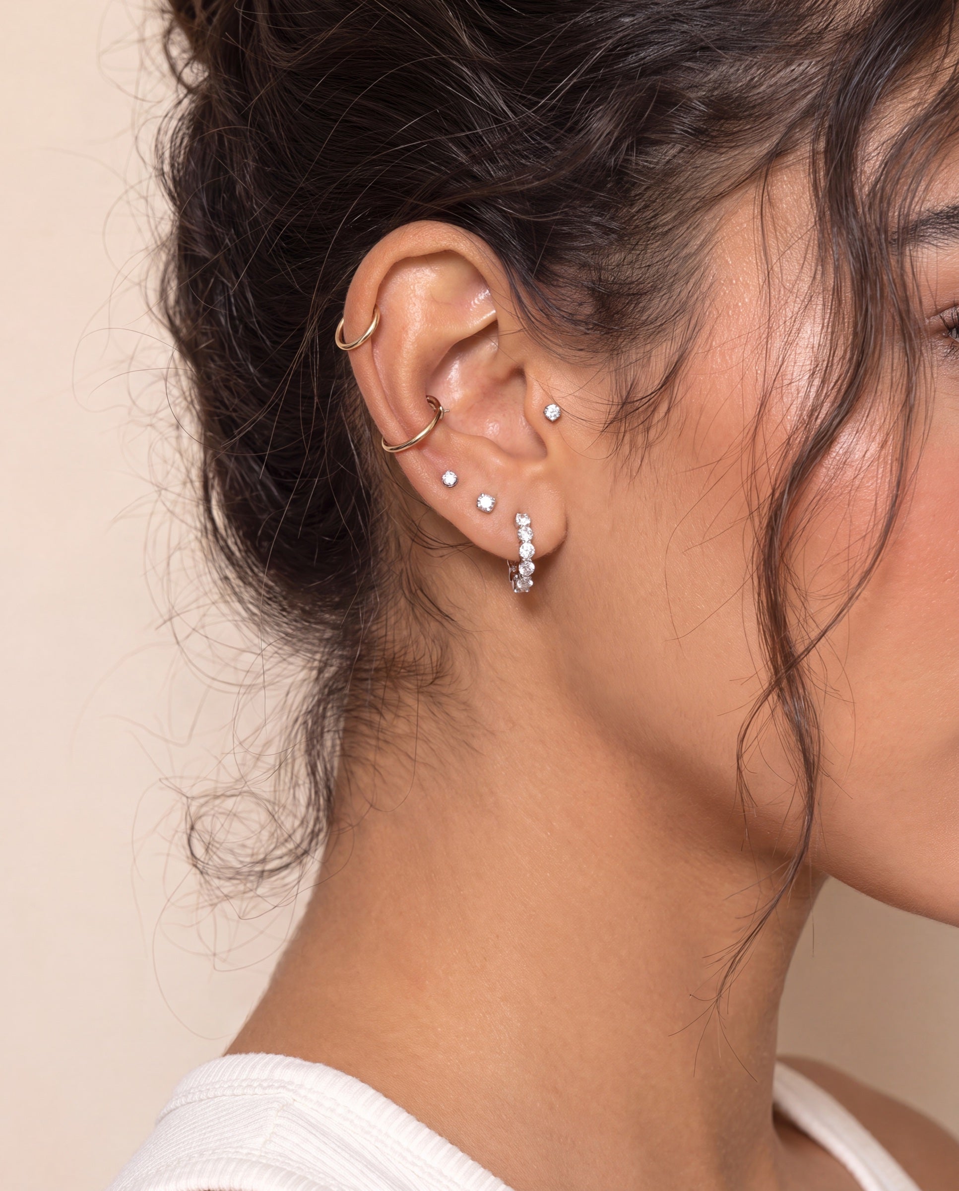 Multiway Diamond Statement Earrings &mdash; Worn