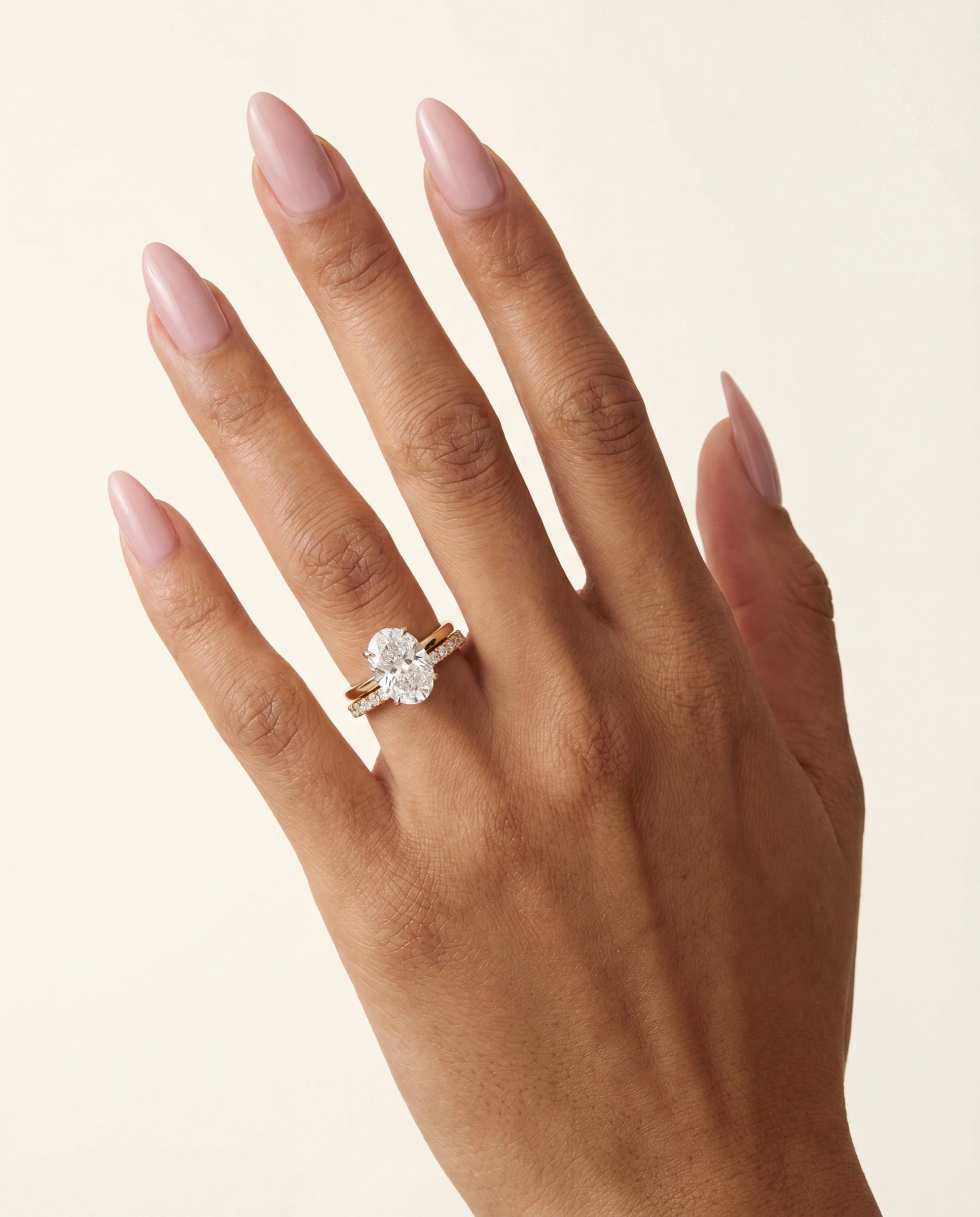 Pavé Studded Eternity Band &mdash; Worn