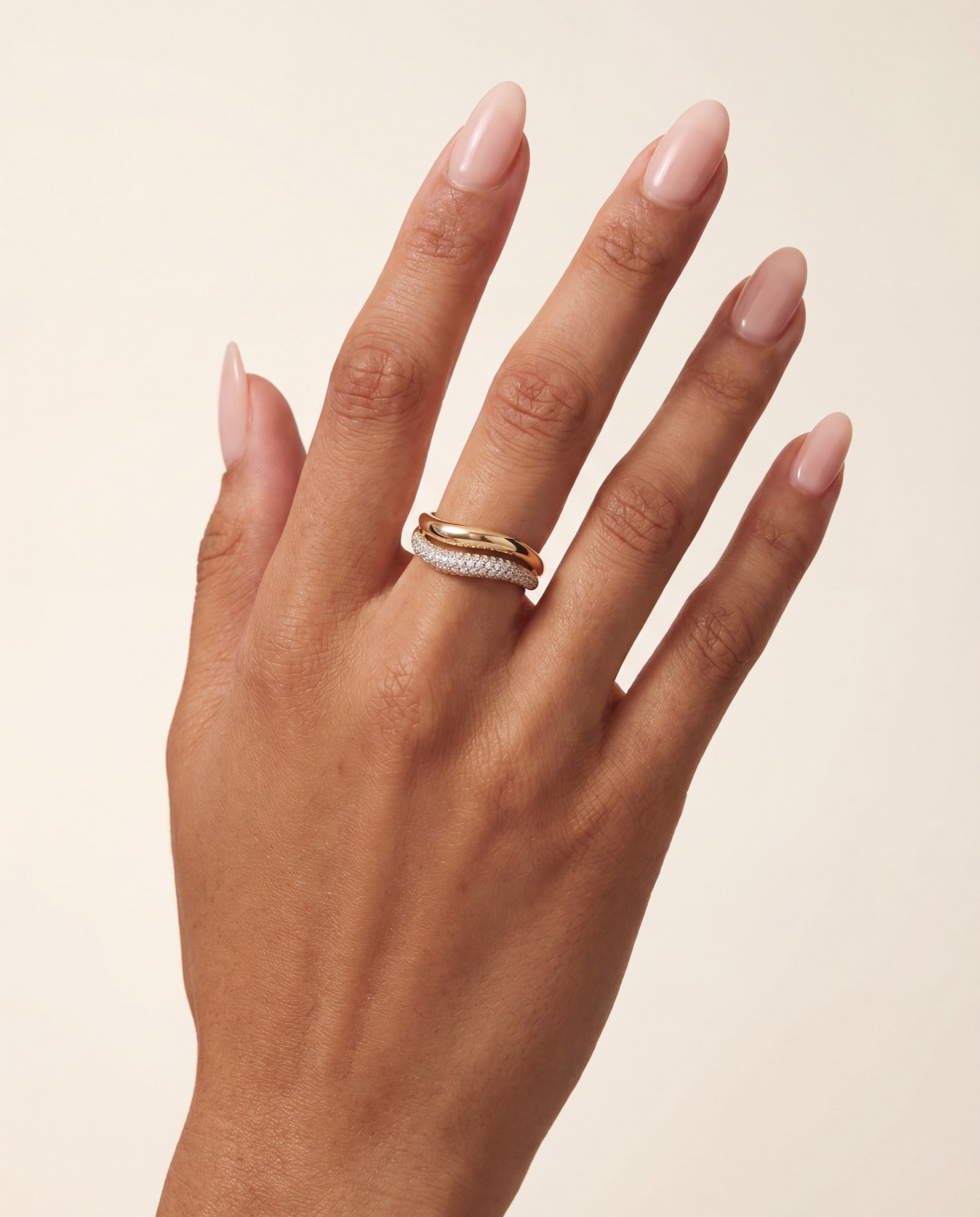 Stackable Wave Duo Set &mdash; Worn
